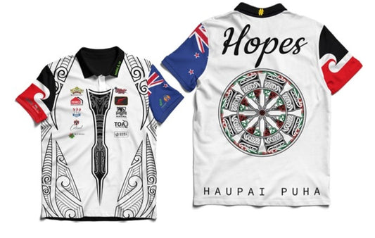 HAUPAI PUHA "HOPES" DART SHIRT - WHITE